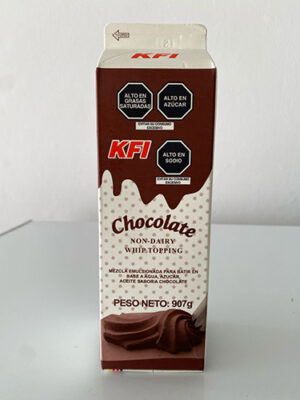 Crema Chantilly - Sabor CHOCOLATE
